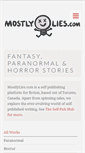 Mobile Screenshot of mostlylies.com