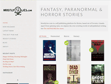 Tablet Screenshot of mostlylies.com